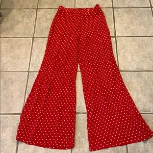 Flynn Skye Red High Waist Pants